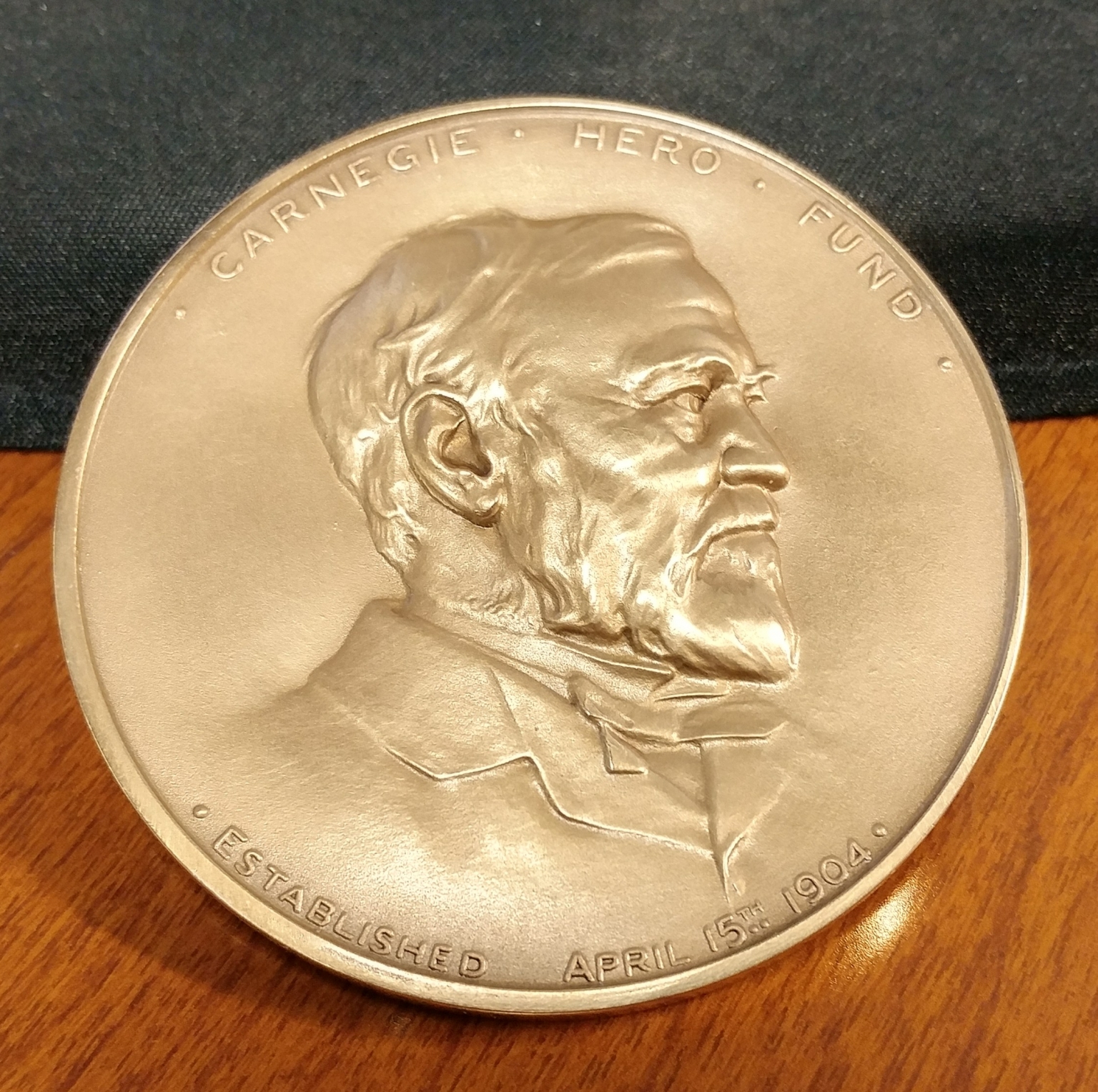 Carnegie Medal Refinishing Carnegie Hero Fund Commission