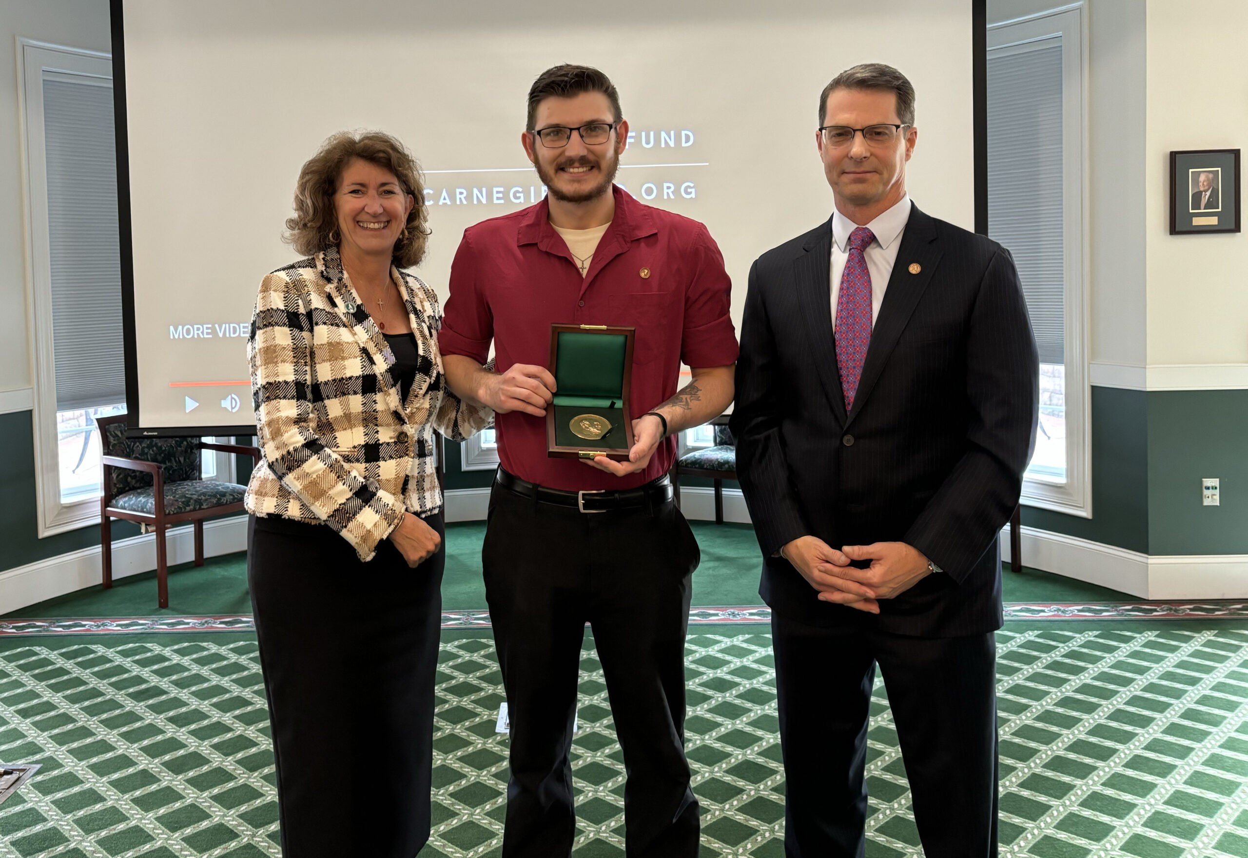 Carnegie Medal Presentation To David Philip Duffey Carnegie Hero Fund